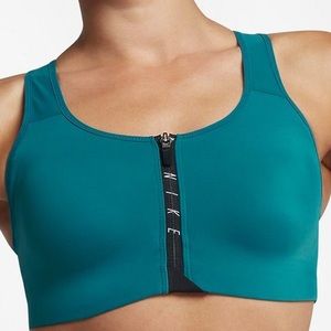 NIKE Zip Women's Medium Support Sports Bra Size XS